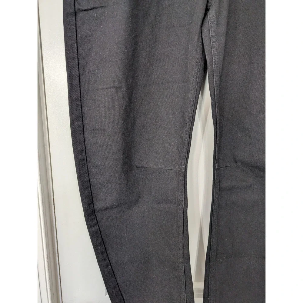 HALFBOY Banana Leg Jeans Women's 31 Black Denim barrel NWTs‎ timeless luxury